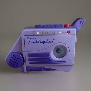 Tiger Deluxe Talkgirl Cassette Player Recorder Home Alone 2 WORKS TESTED 1992